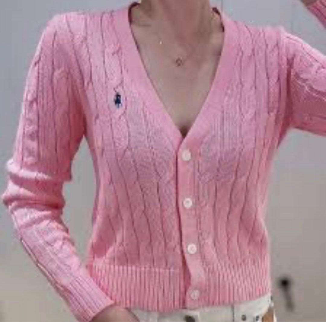 極美品】ポロラルフローレン 大人気ピマコットン ケーブル ショート