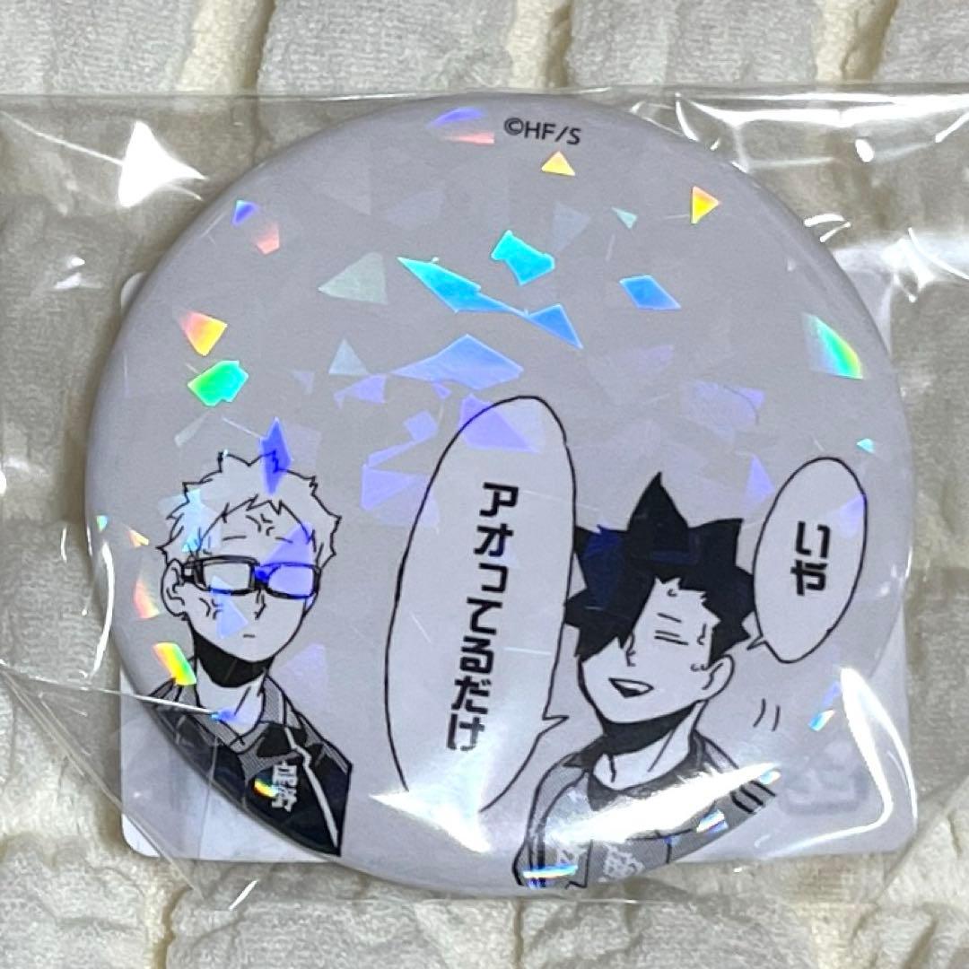 ハイキュー！！完全受注生産オールスター缶バッチ月島蛍·黒尾鉄朗
