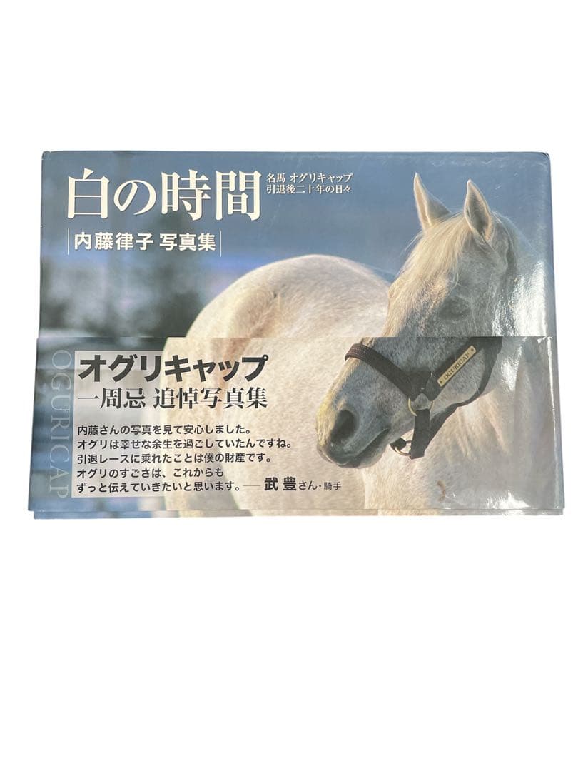 白の時間 内藤律子写真集 ありがとうオグリキャップ gallop 臨時増刊号