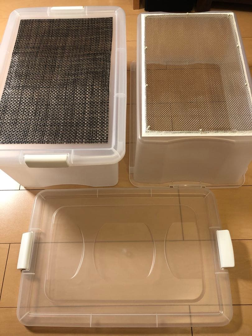 雫工房 デュビア用飼育・繁殖ケージ 大型 二重底上段メッシュ底 - メルカリ