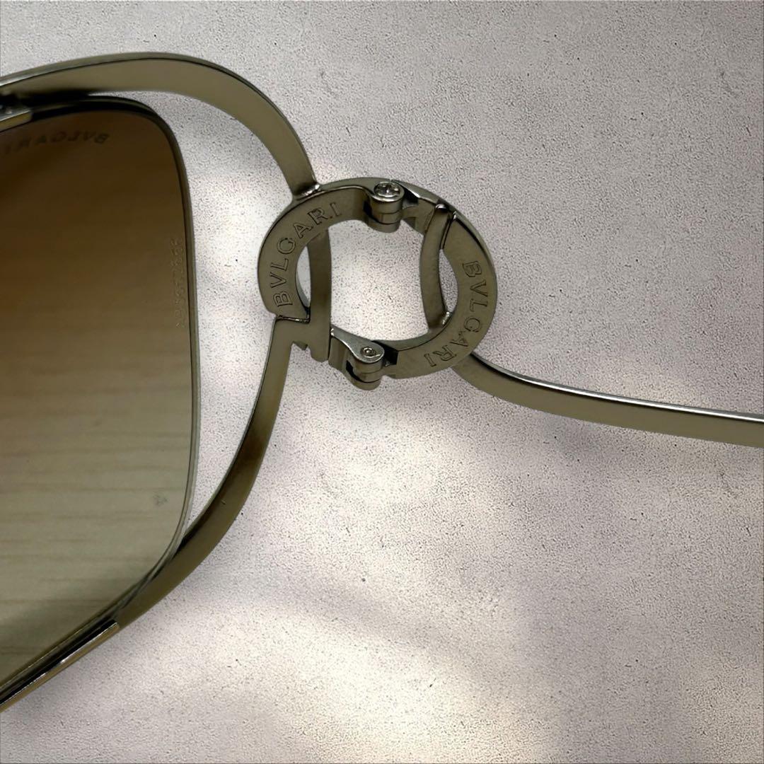 BVLGARI ブルガリ サングラス 6026 ブラウンレンズ ゴールドフレーム