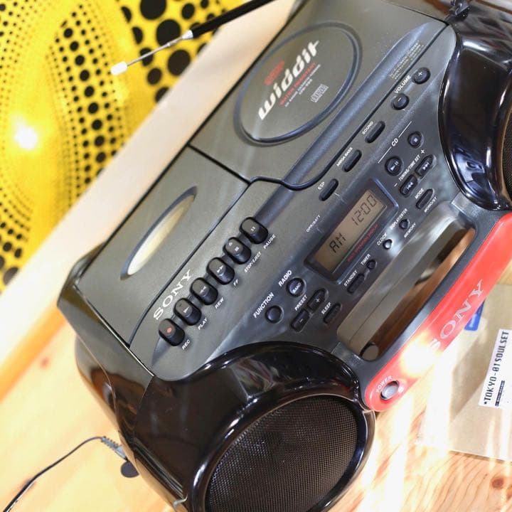 SONY widdit CDラジカセ 電源アダプタ付