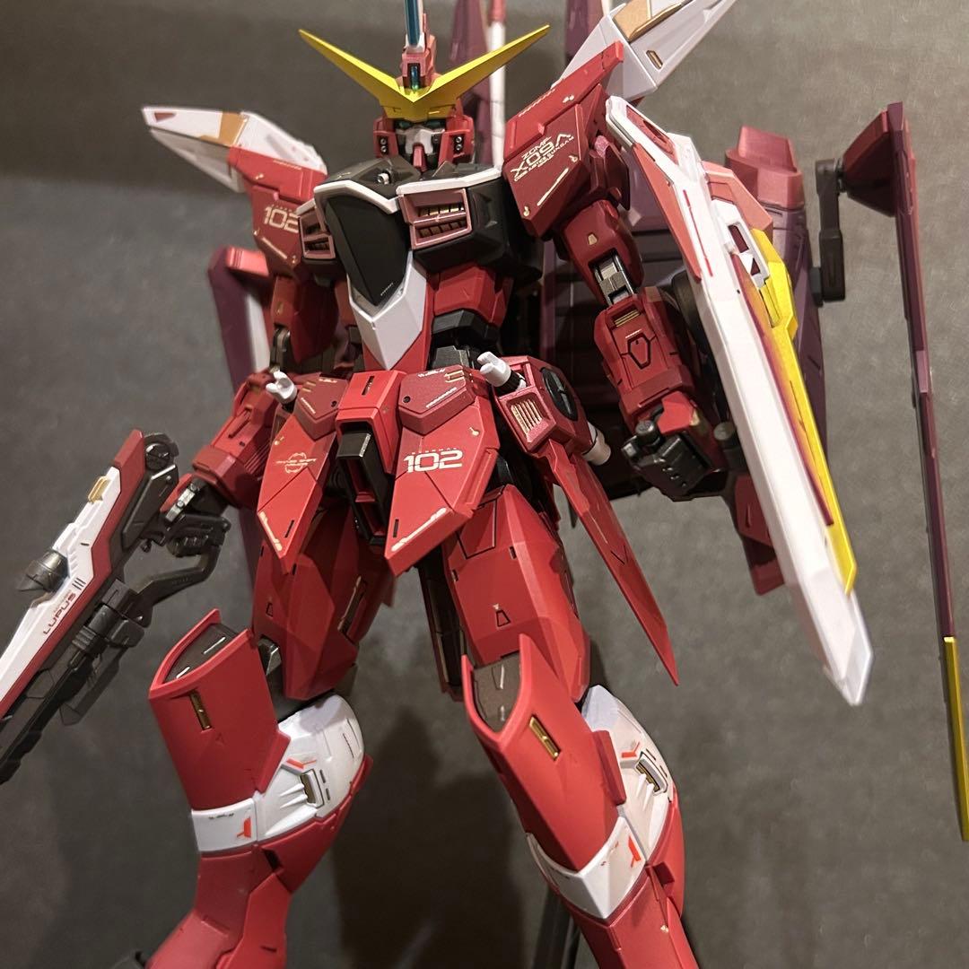 MG ジャスティスガンダム　全塗装　完成品 MG ジャスティスガンダム 塗装 | @in's Hobby Room