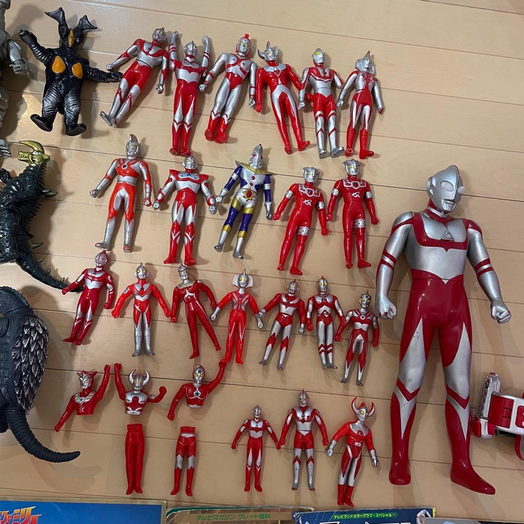 ウルトラマン ゴジラ レア レトログッズまとめ売り ソフビ Ultraman