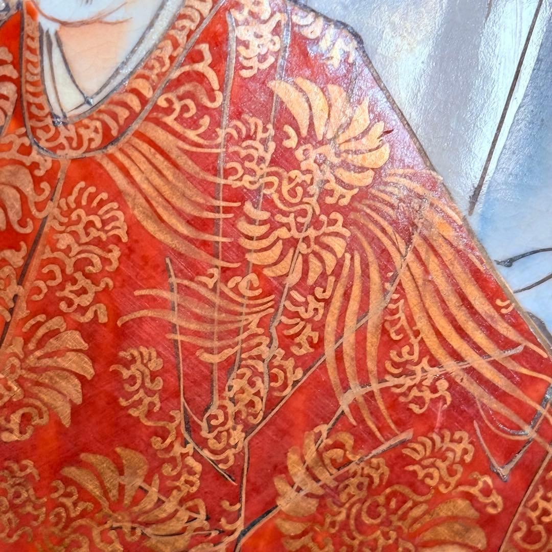 明治～大正期 九谷焼 加賀國 本金彩武将図大皿 直径46.3㎝ - メルカリ