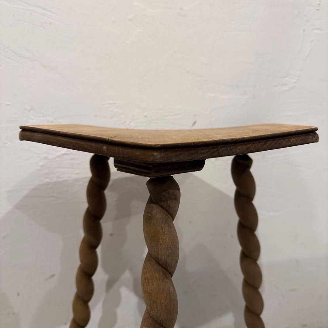 年末年始saleヴィンテージ 木製サイドテーブル 剥離