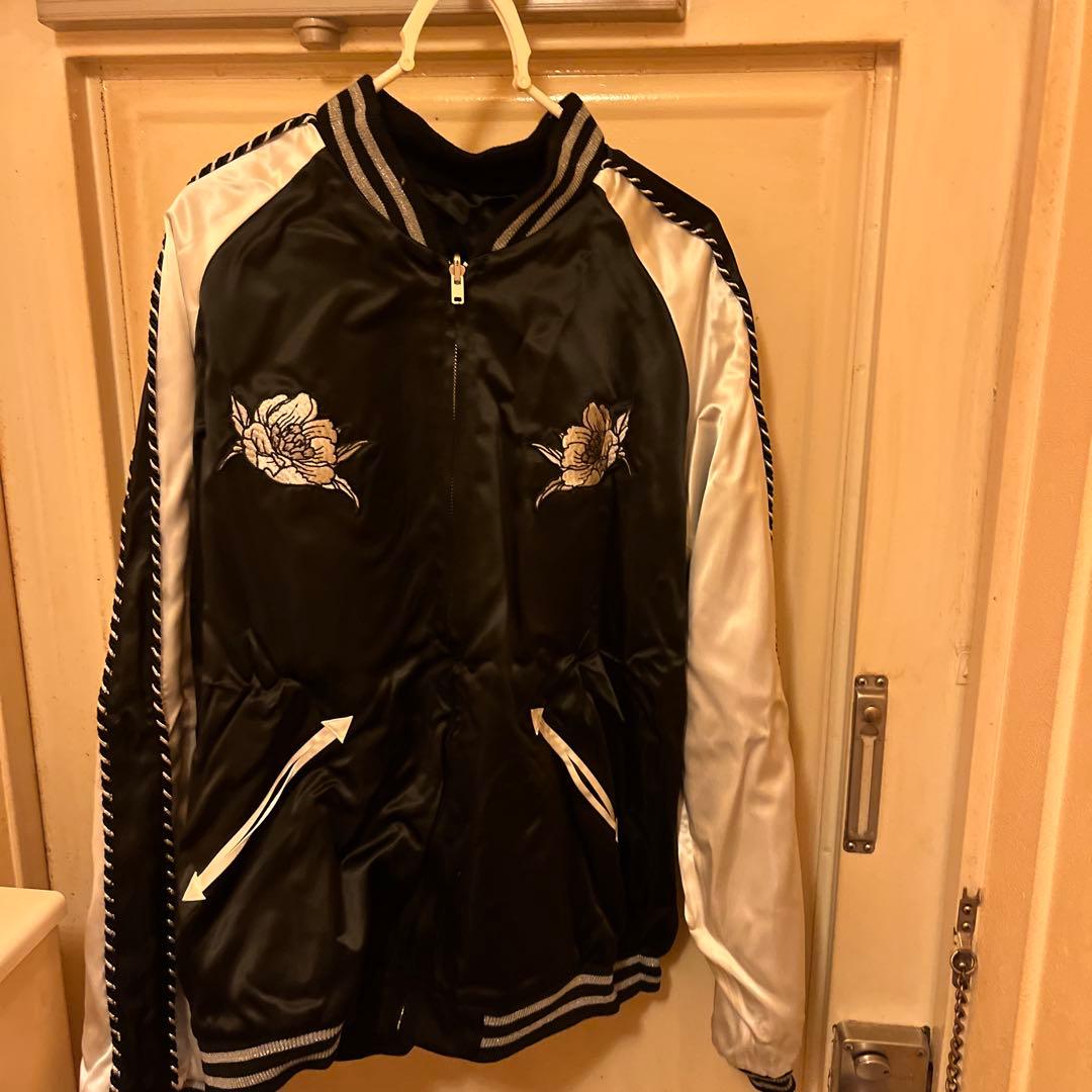 BUCK-TICK 今井寿×TAKEO スカジャン ブラック/ホワイト - メルカリ