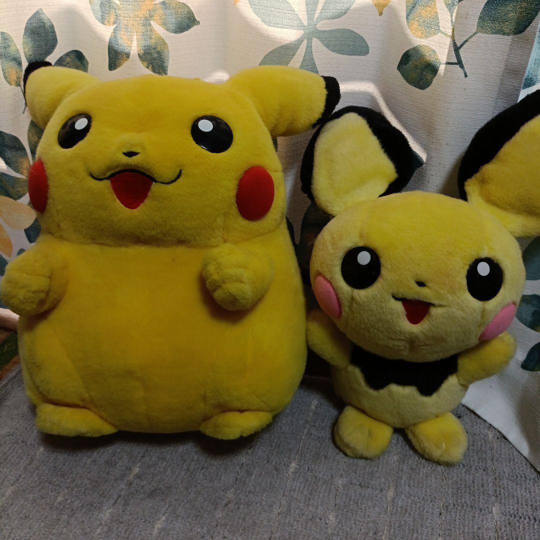 ピカチュウ ぬいぐるみ 初期 初代 TOMY 等身大 1/1ピカチュウピチュー