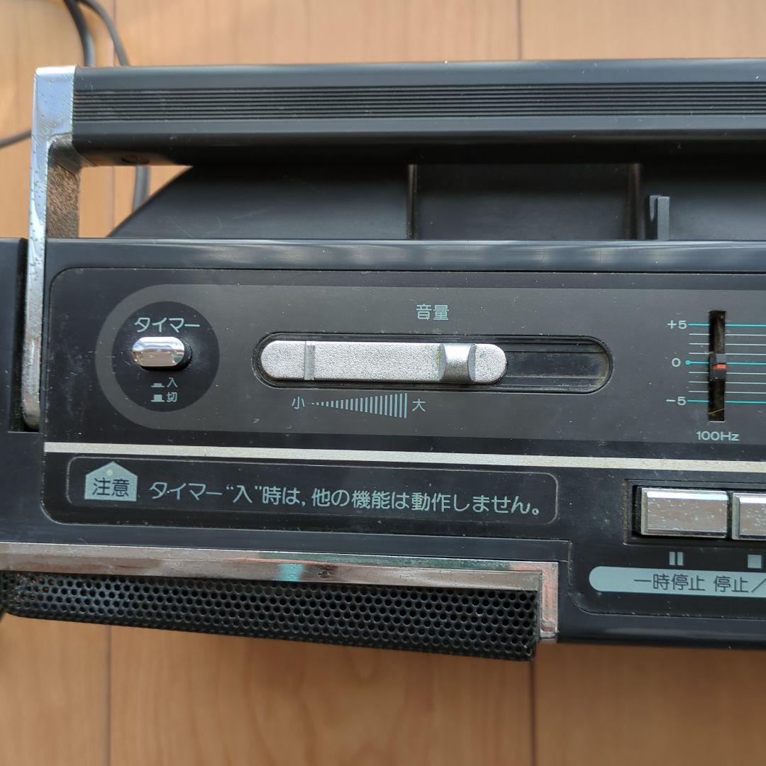 昭和レトロ HITACHI TRK-W203 ダブルデッキラジカセ ジャンク品 - メルカリ