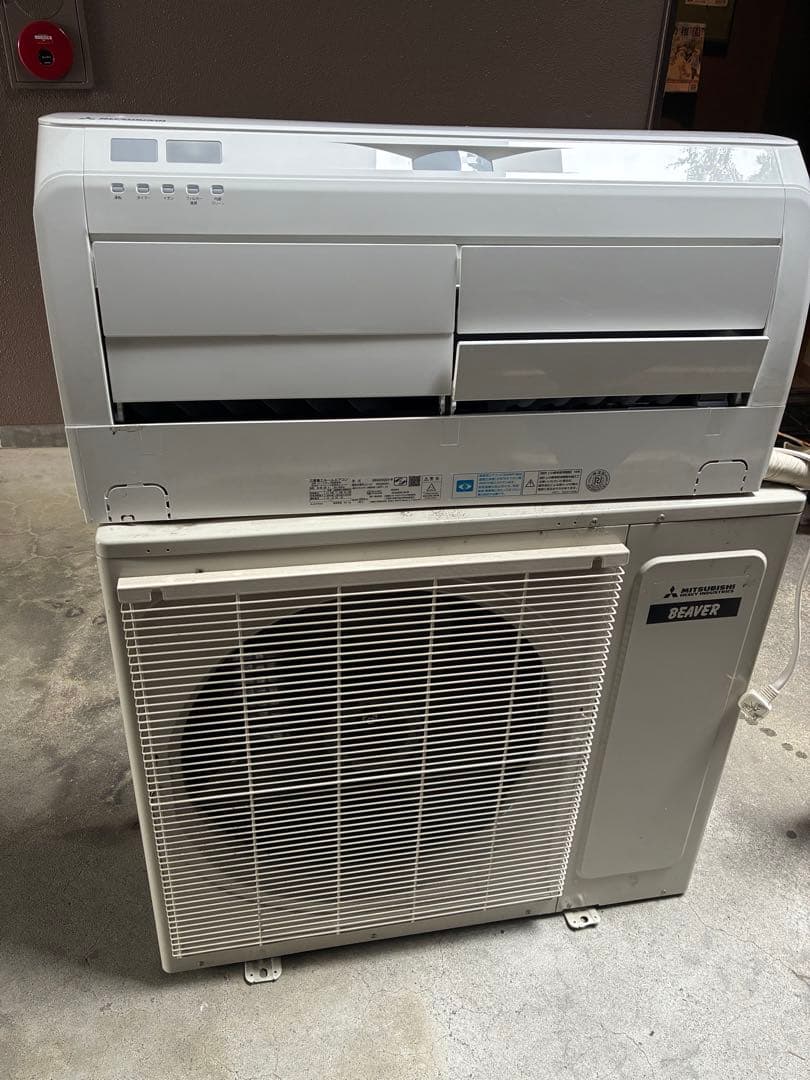三菱　ビーバーエアコン SRK6324S2E4 中古品　20畳向　2024年製 エアコン 2024年 ビーバーエアコン Sシリーズ ファインスノー