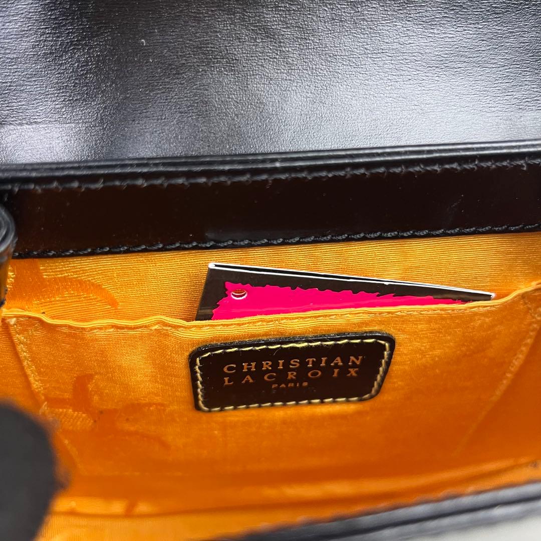 希少✨ Christian Lacroix ハンドバッグ ゴールド金具 レザー - メルカリ