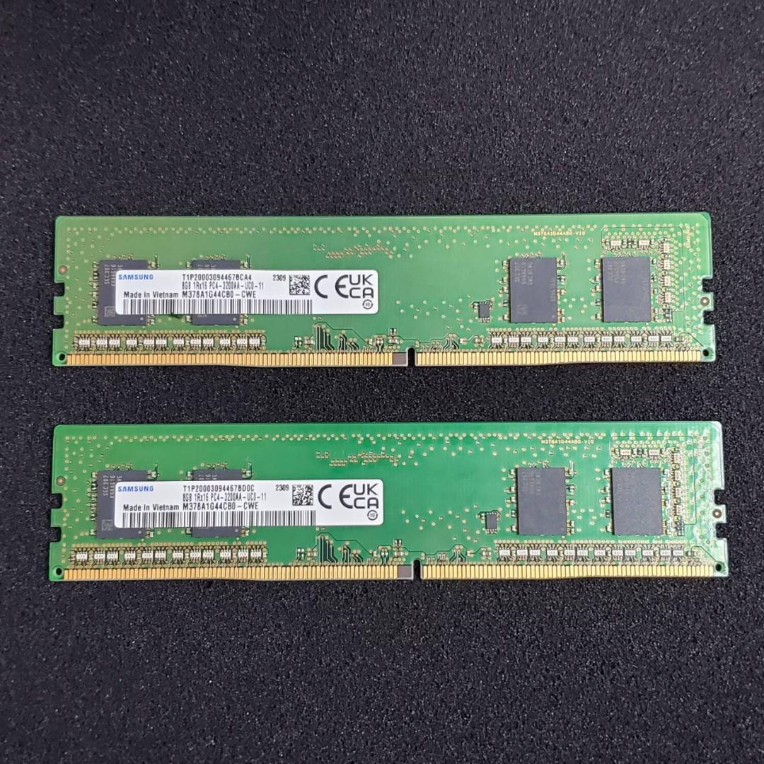 Samsung DDR4 3200 16GB (8GB×2枚) デスクトップ用 - メルカリ