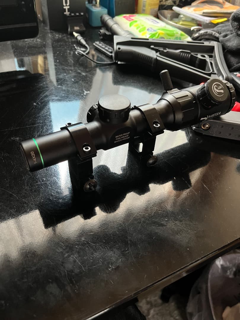 MIESSA 1-4×20 ショートスコープ 黒 AIRSOFT97 本店通販部 / LayLax Quintes sence×SIGHTRON JAPAN RS1-4