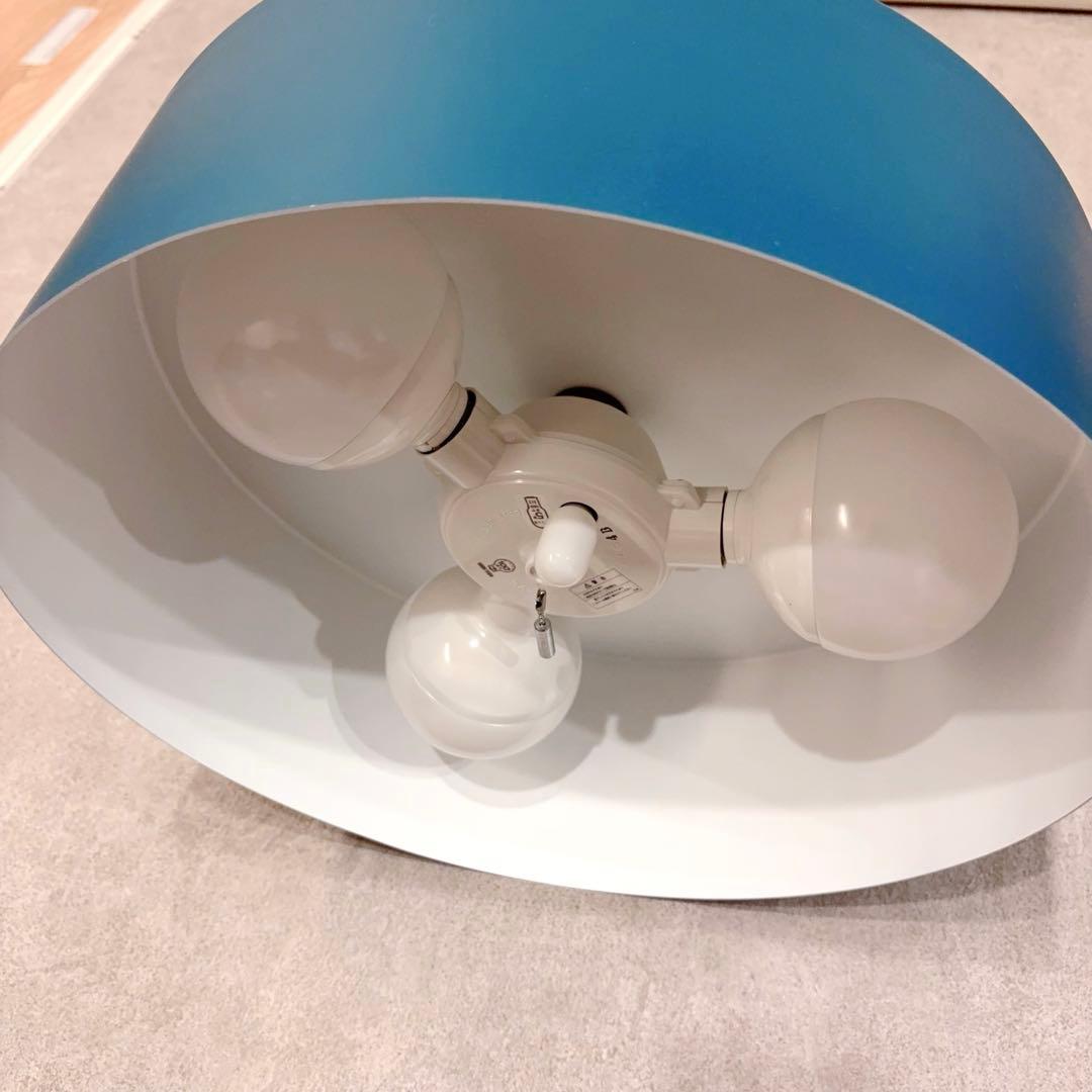 希少廃盤】unico ウニコ 天井照明 ブルー LED電球付 レア - シーリング