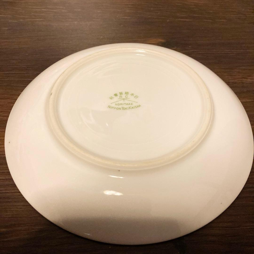 レトロ オールドノリタケ ヤジロベー印 ティーカップ・ソーサー 青6客