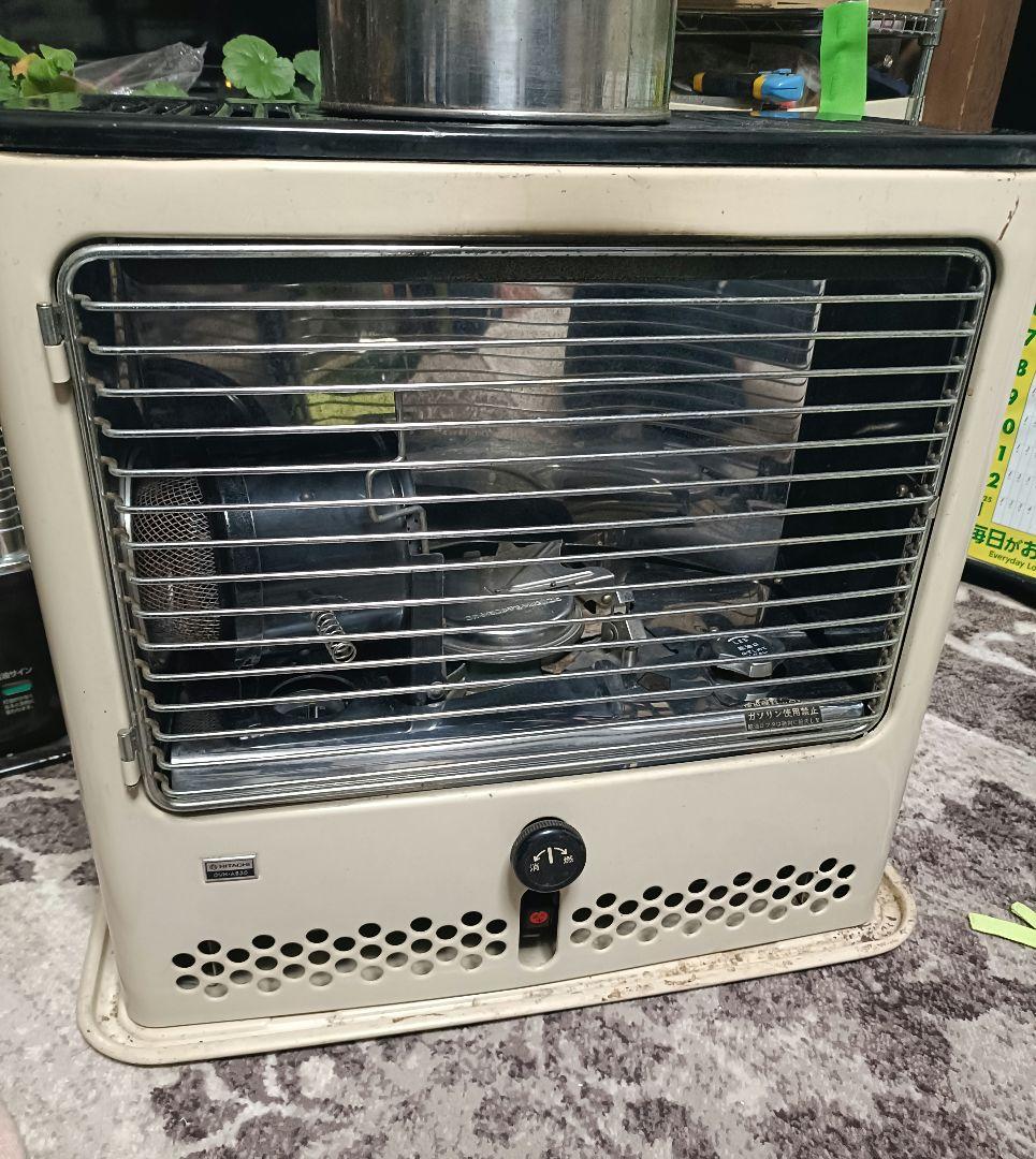 HITACHI 石油ストーブ OVH-A530 昭和レトロ反射型キャンプ向き - メルカリ