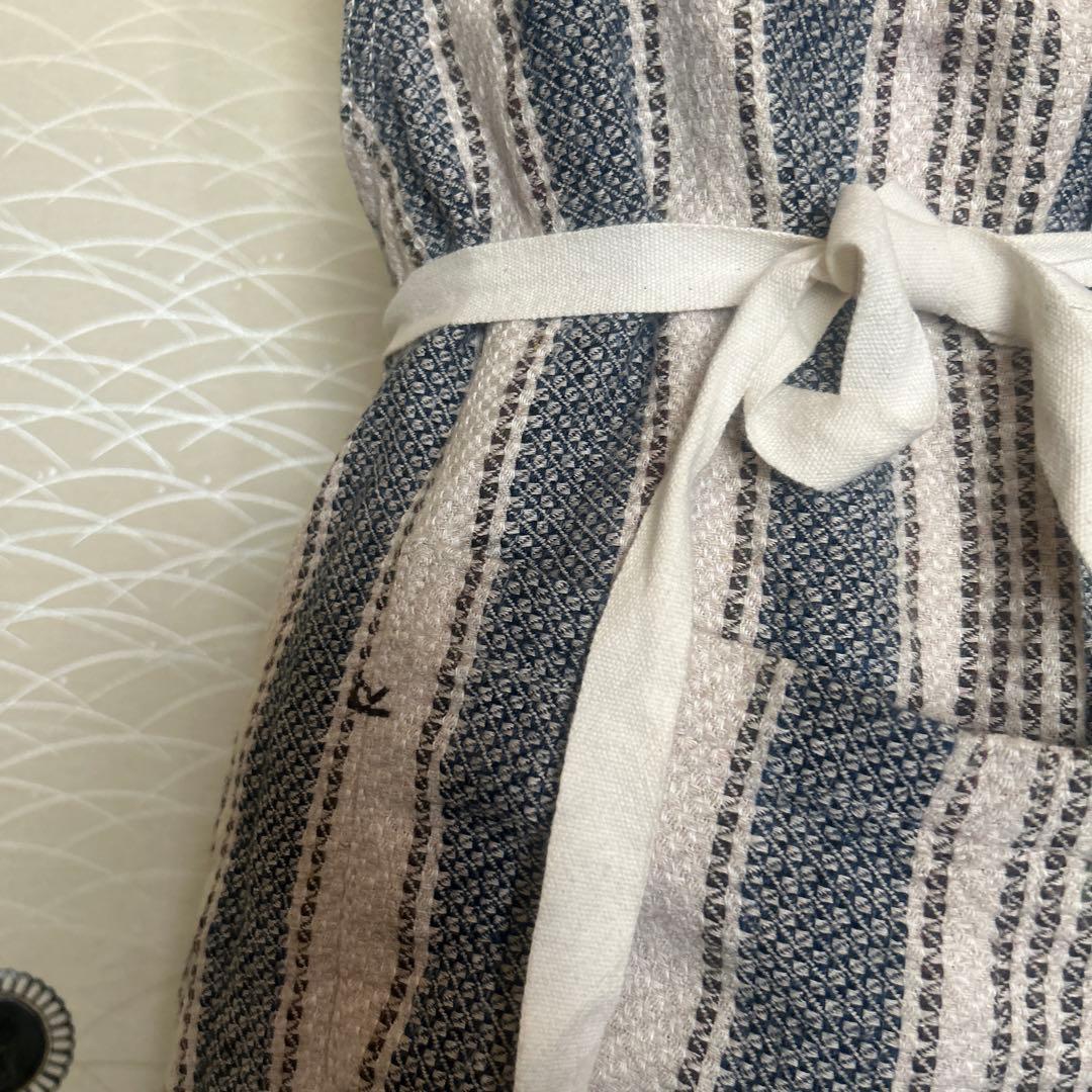 ❤︎ハートの葉っぱ❤︎45R ku.ra.si エプロンと鈴リング