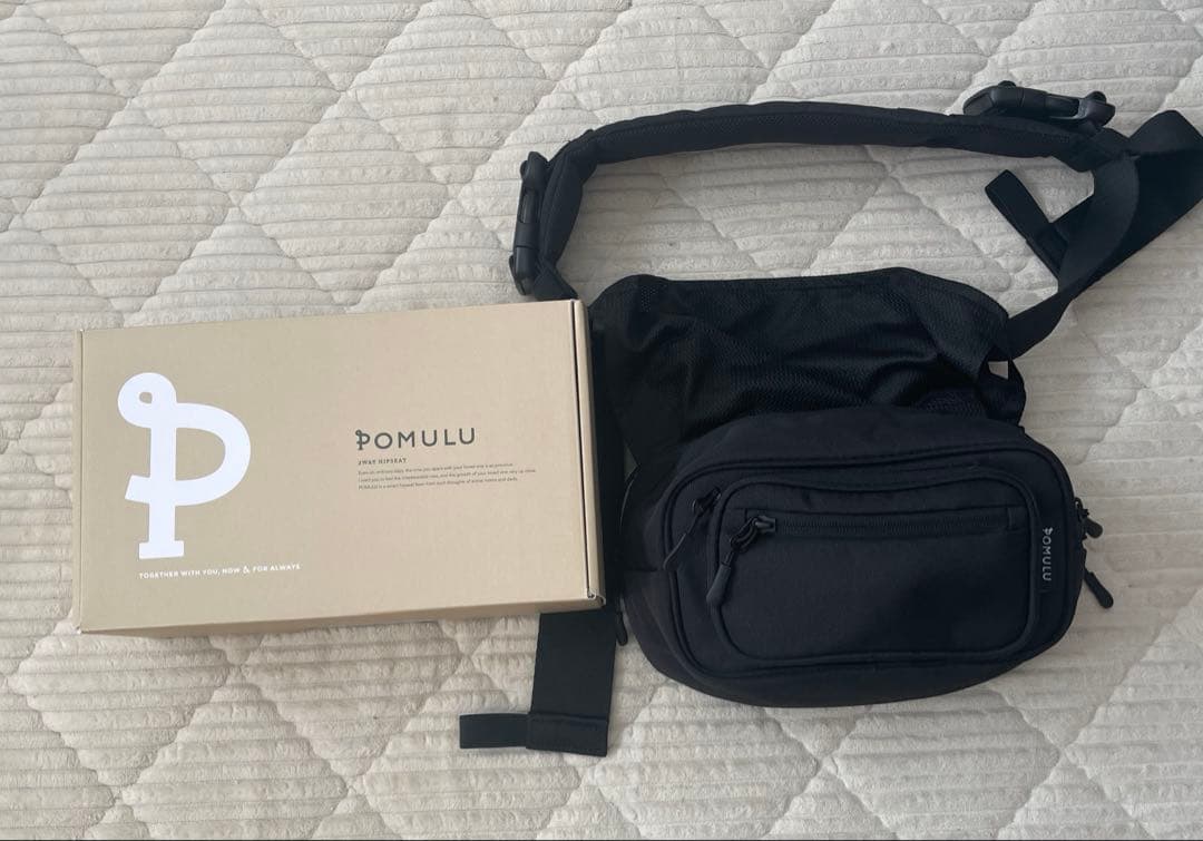 【美品】リニューアル版 POMULU ポムル ヒップシート ショルダーバッグ ポムル(POMULU)ヒップシートショルダーバッグ【カジュアルブラック】6