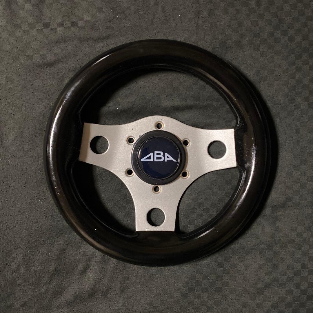 超小径ハンドル23パイ本物OBAベース 街道レーサー 旧車 当時物 昭和