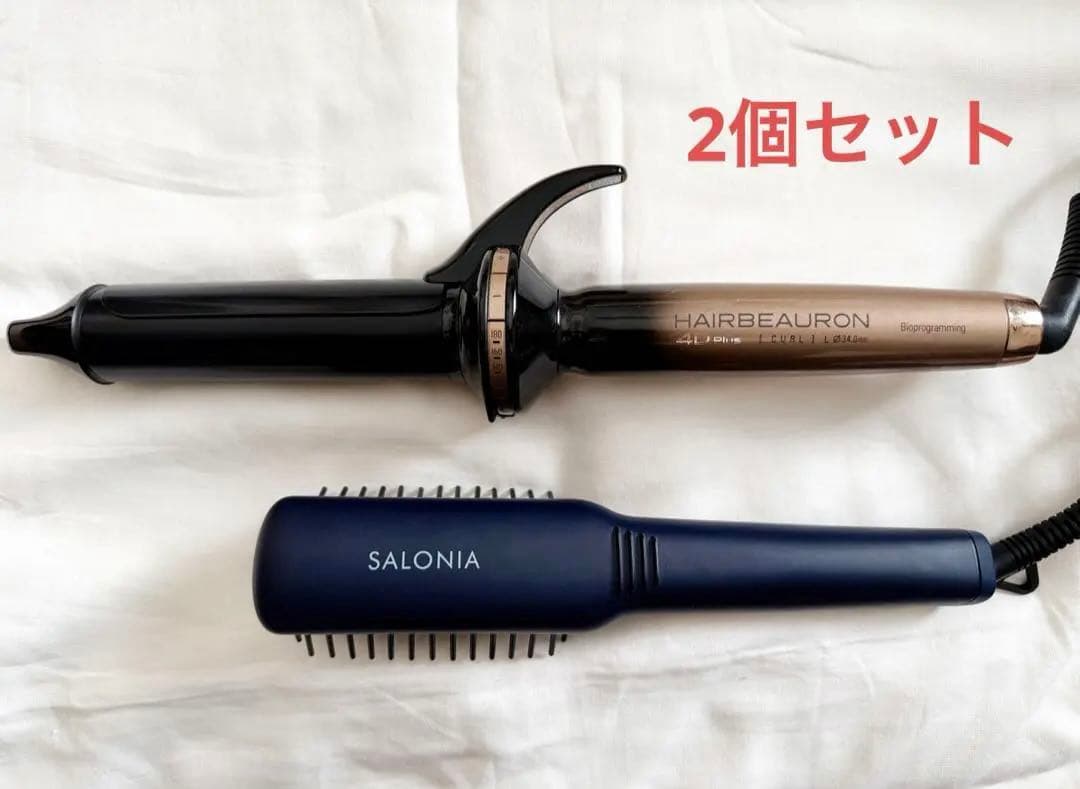 ヘアビューロン 4D ヘアアイロン カール　34mm リュミエリーナ おまけ付 楽天市場】ヘアビューロン 4D Plus [カール] L-type（34.0mm