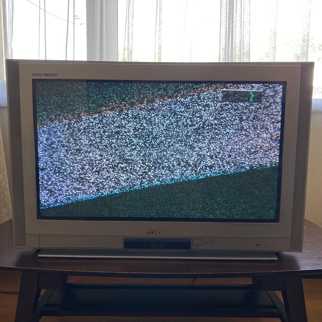 Victor ブラウン管テレビ 大型 レトロゲームOK】victor ビクター カラーテレビ AV-32X1500 GRT 画質が