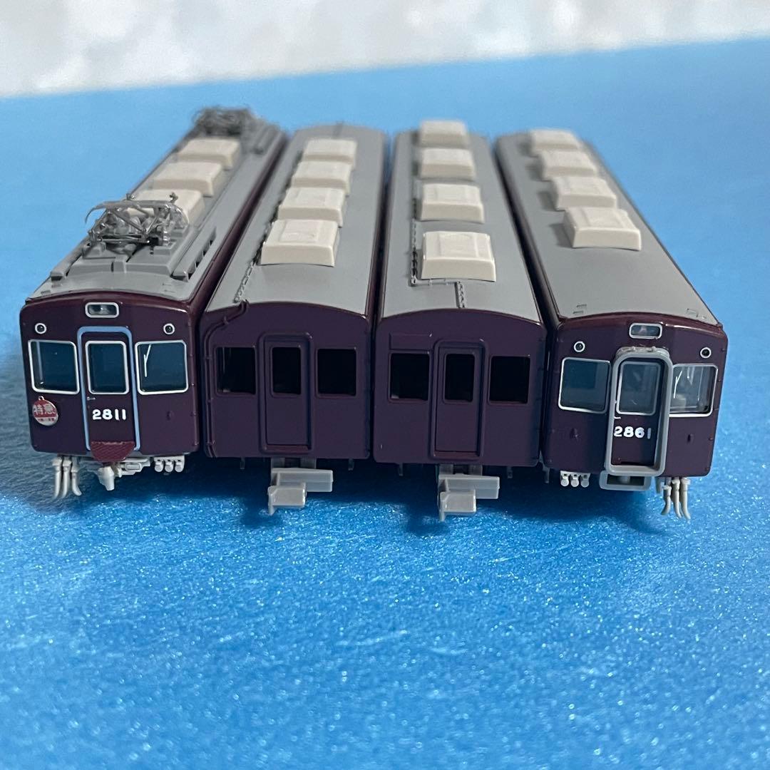 4167】Nゲージ グリーンマックス 阪急2800系 2扉冷房車 T車両4両