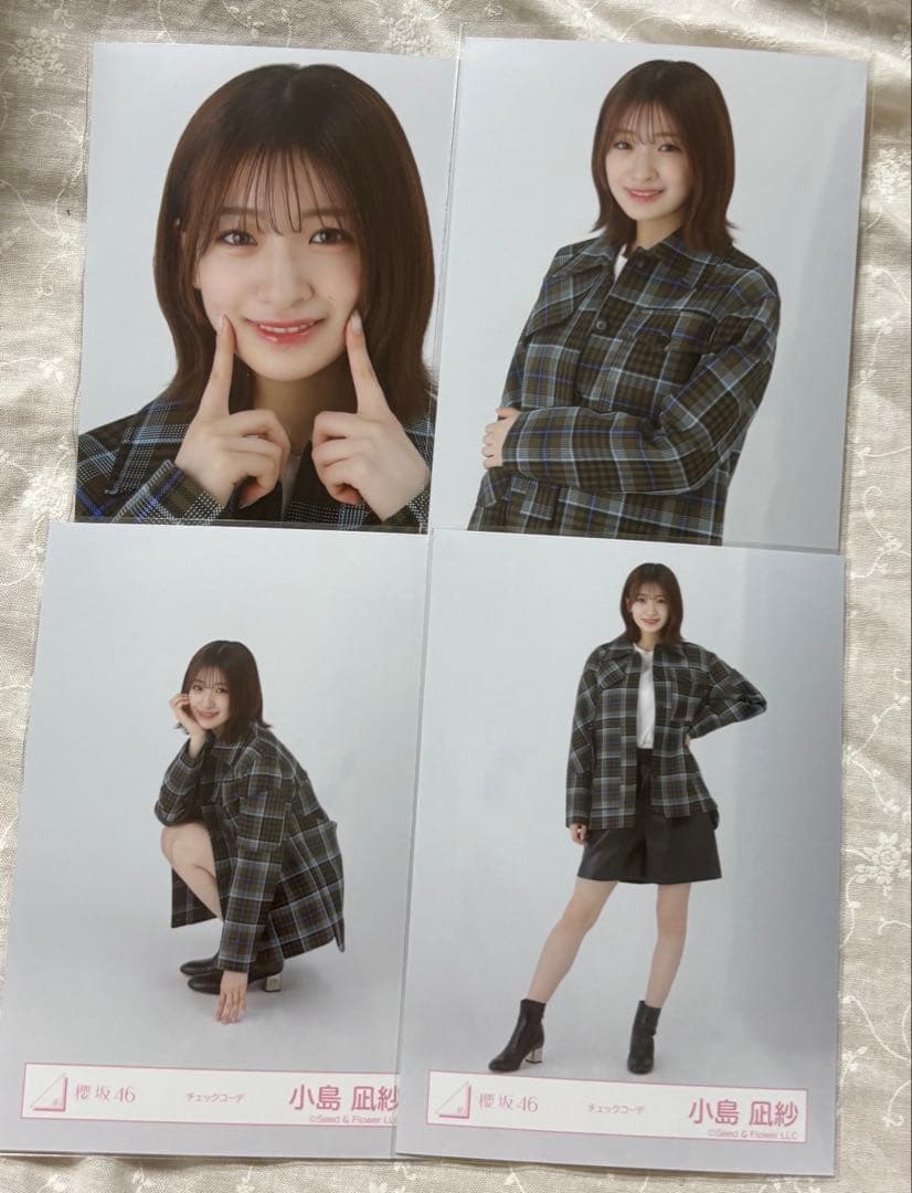櫻坂46 チェックコーデ 生写真 小島凪紗 コンプ - メルカリ