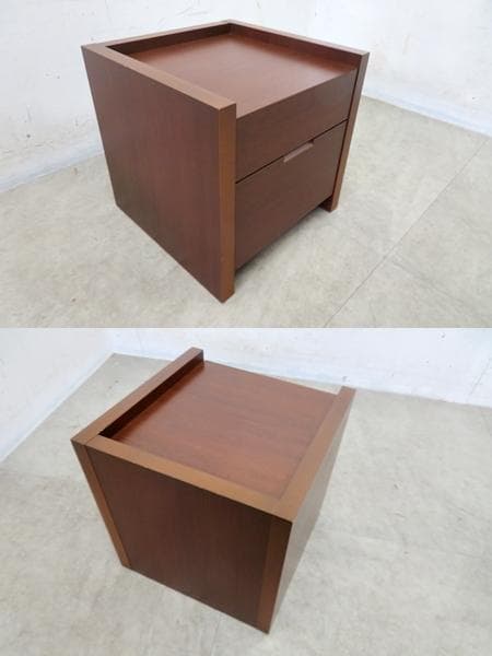 展示品□シモンズ□ベッドサイドテーブル□引出し付き□2台セット
