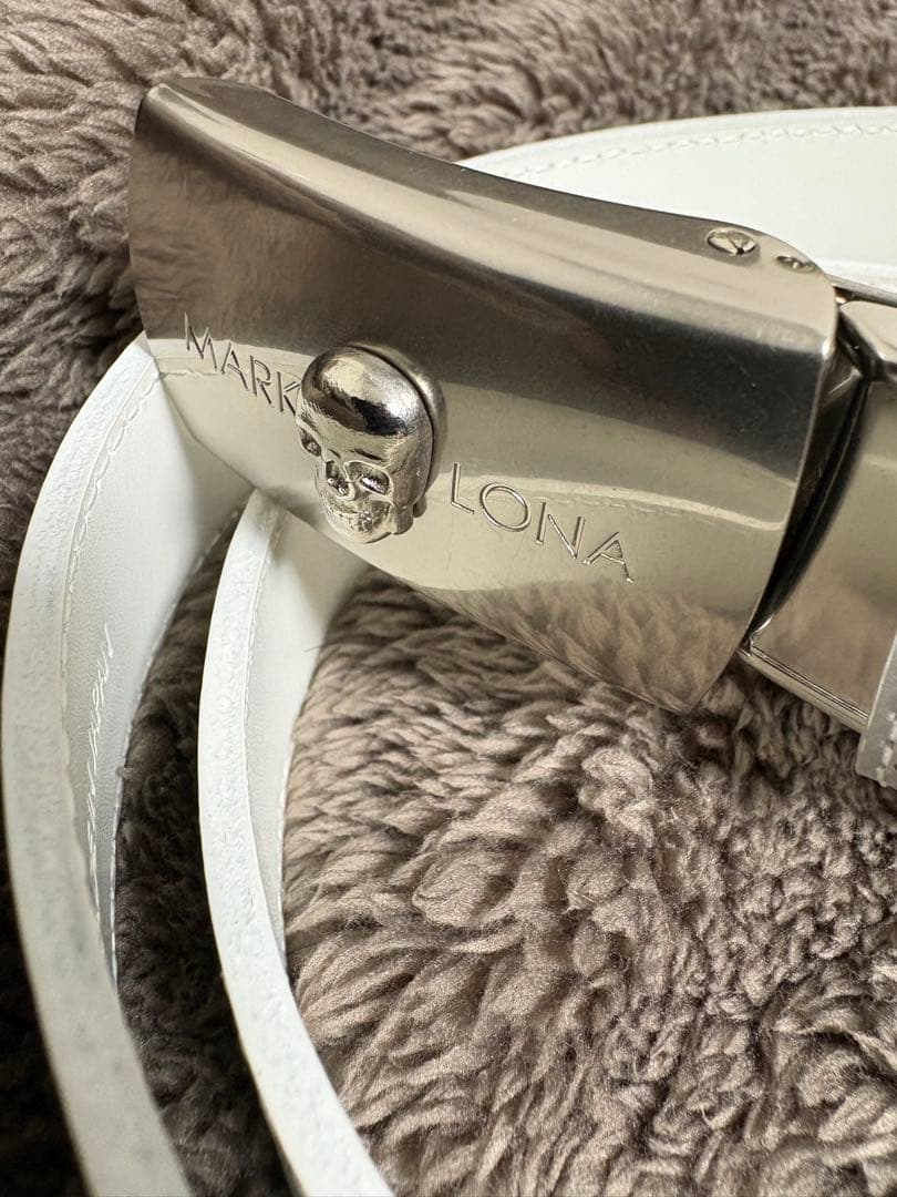 最終価格】MARK&LONA マークアンドロナ スカルバックル ベルトの通販は