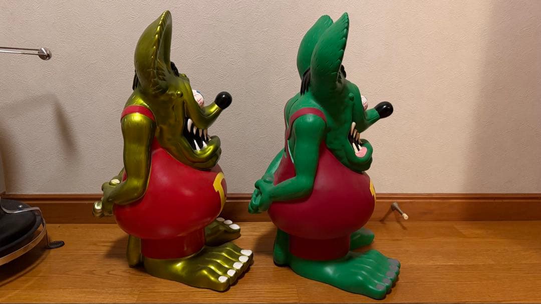 ラットフィンク ソフビ ビッグバンク メタリック／ノーマルカラー 2体