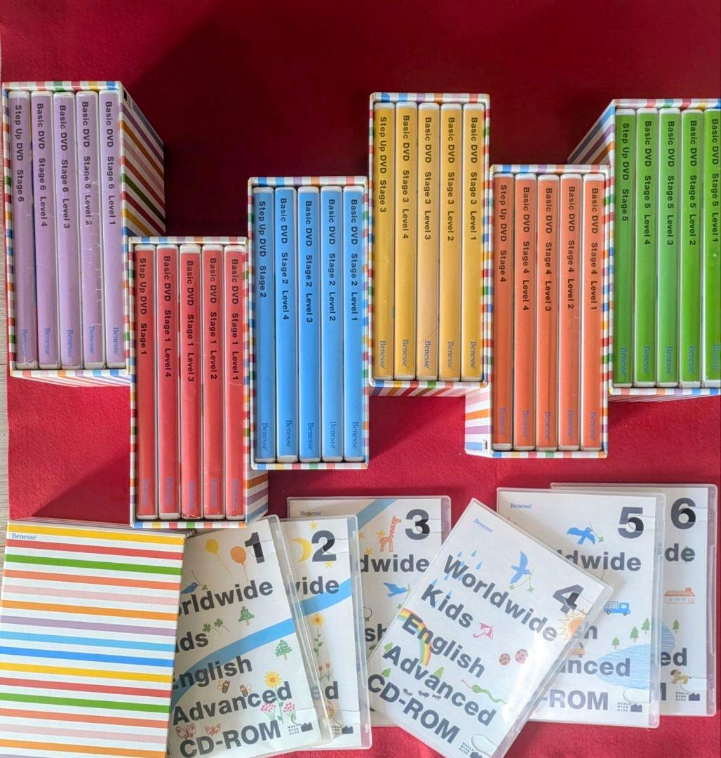 美品Benesse　 worldwide kids　DVD＆ CD　値段交渉不可