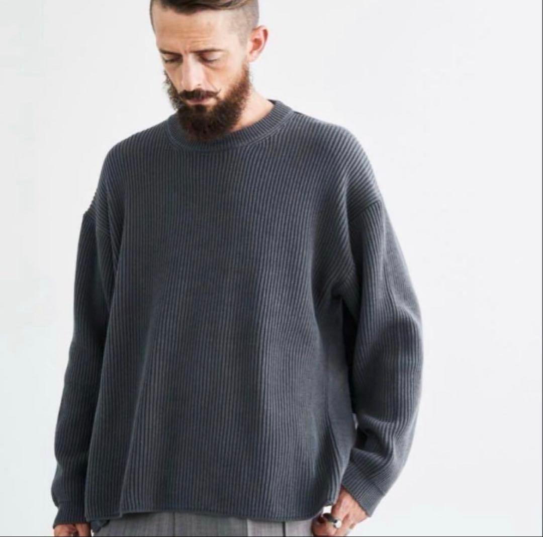 LIDNM OVERSIZED 7G AZE KNIT L - メルカリ