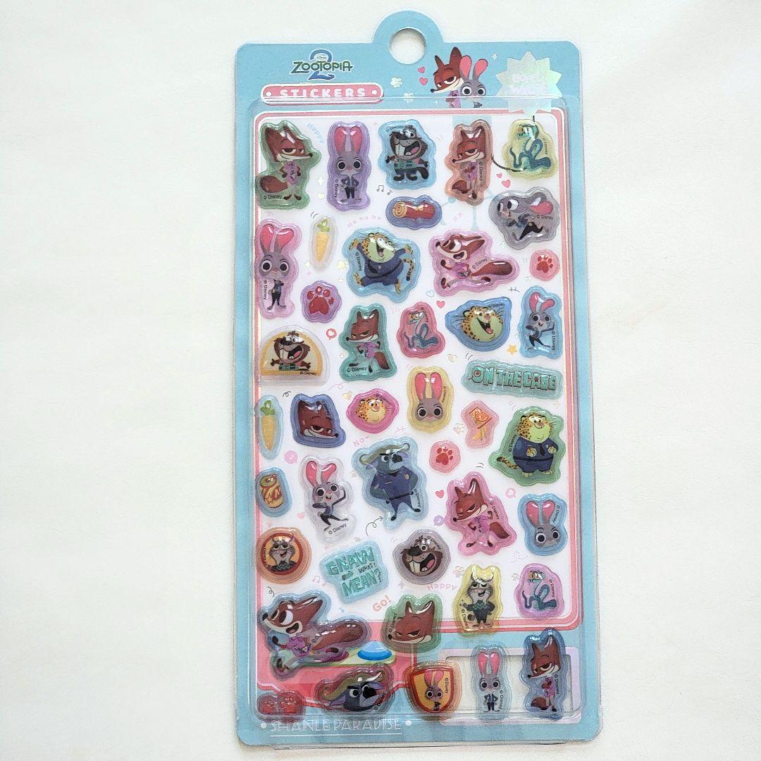海外限定】ズートピア2 ボンボンドロップシール ディズニー うるちゅる