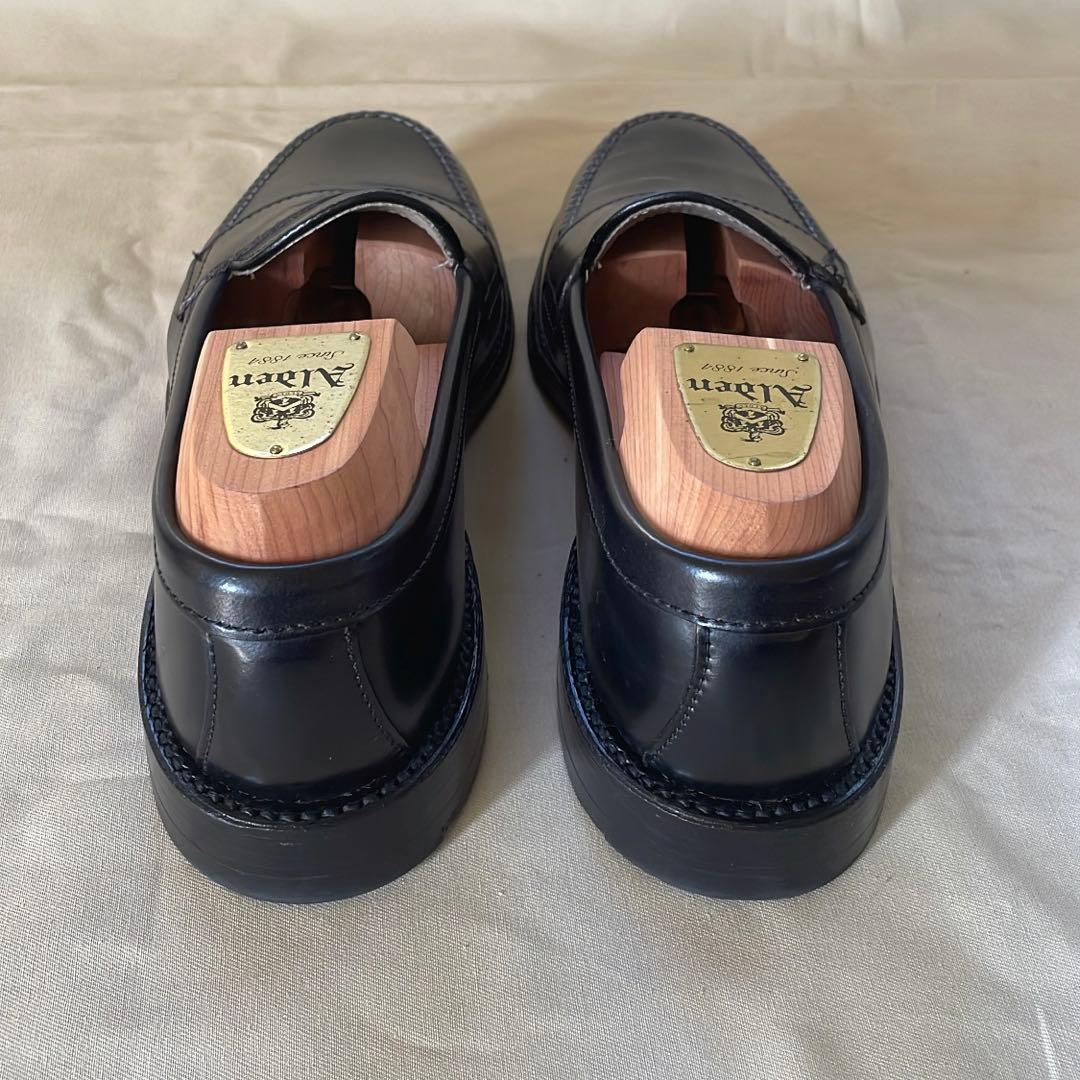 極美品】オールデン ALDEN 987 ブラック コードバン ペニーローファー