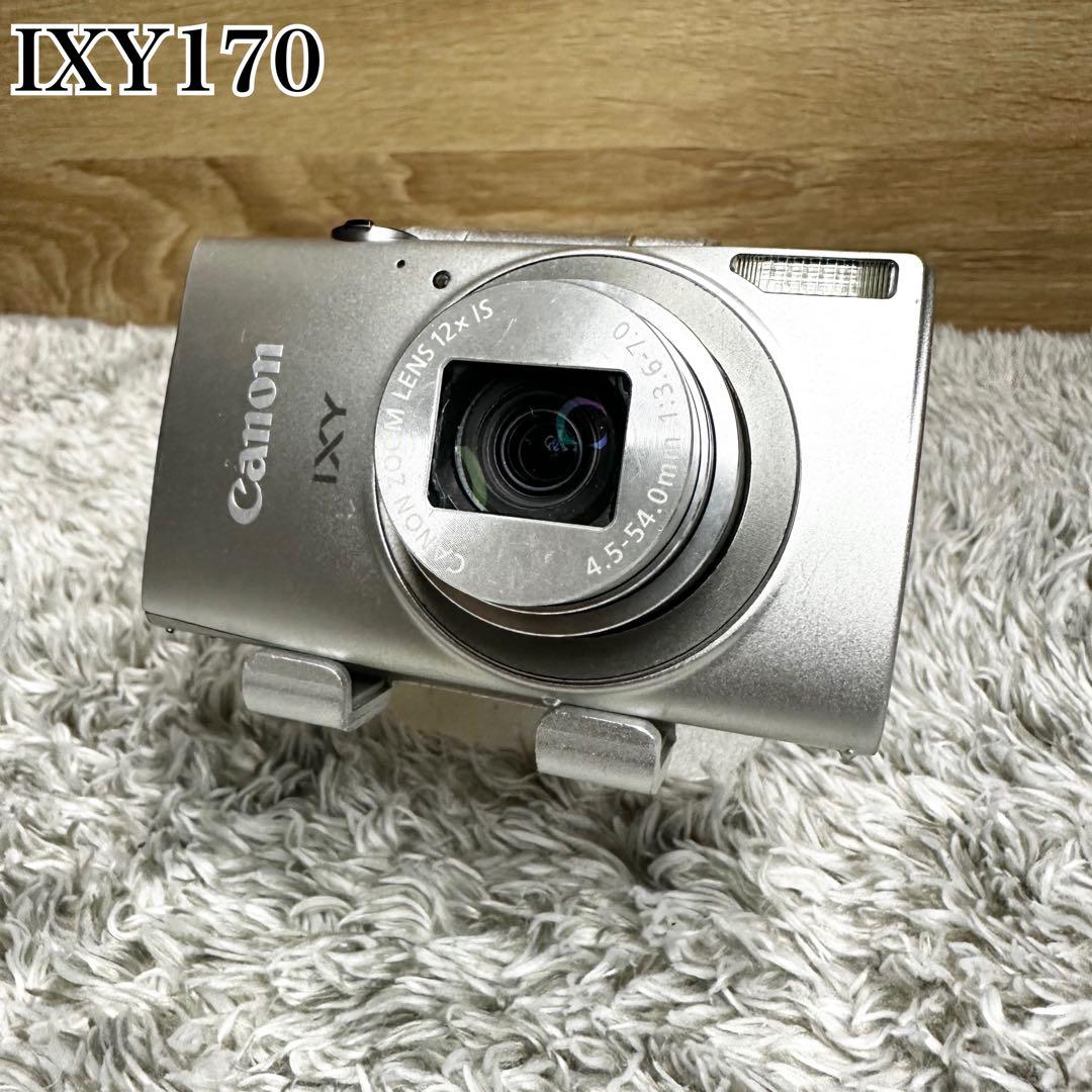 動作品】キャノン IXY170 コンパクトデジカメ シルバー - メルカリ