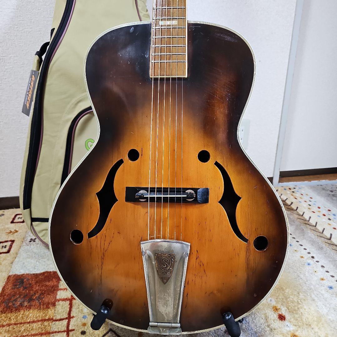 木曽鈴木バイオリンNo.6ピックギター1962年製GAETSCHキグバック付き