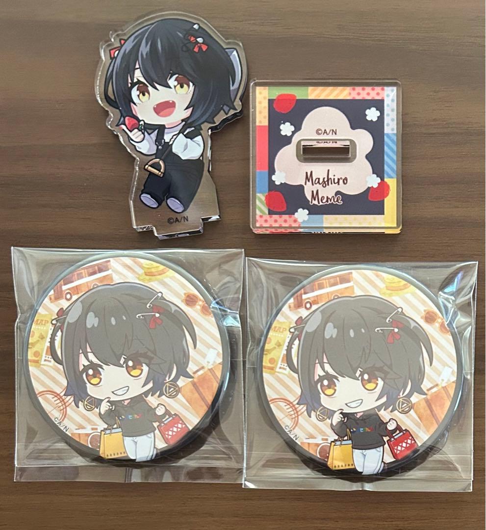 にじさんじ ましろ爻 スイパラ 缶バッジ ミニアクリルスタンド - メルカリ