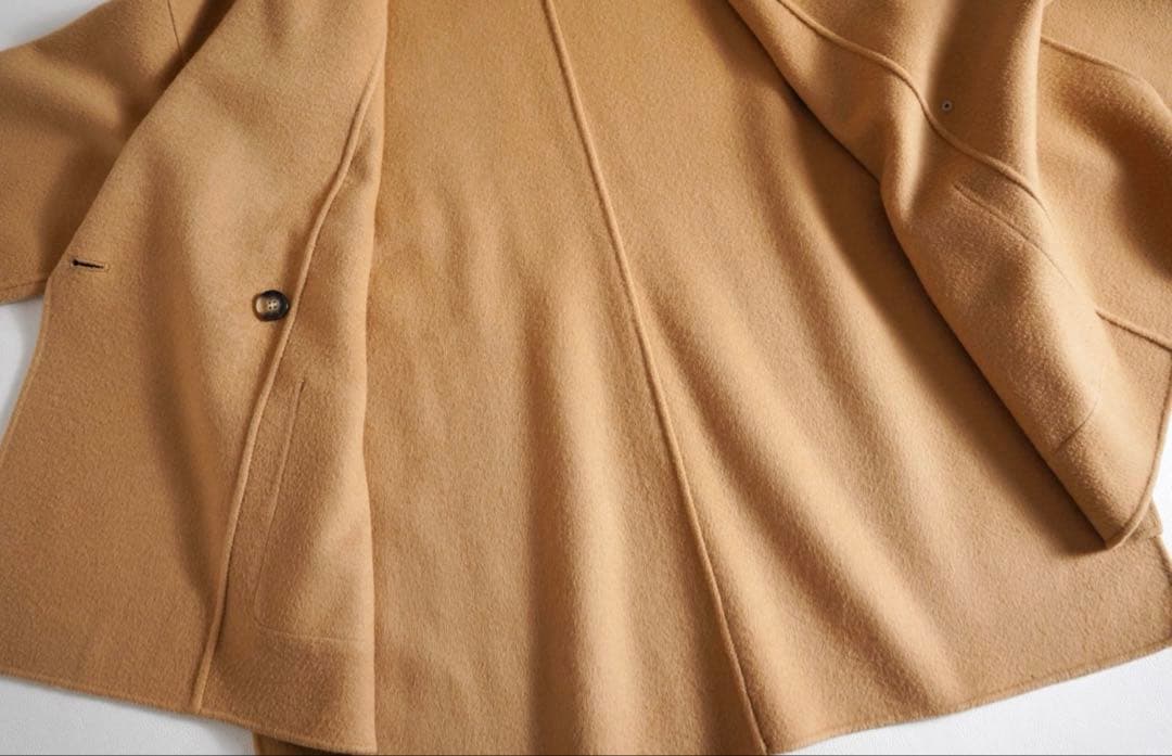 美品 ⭐︎BABYLONE ウールリバーミドルコート ジャケット ベージュ