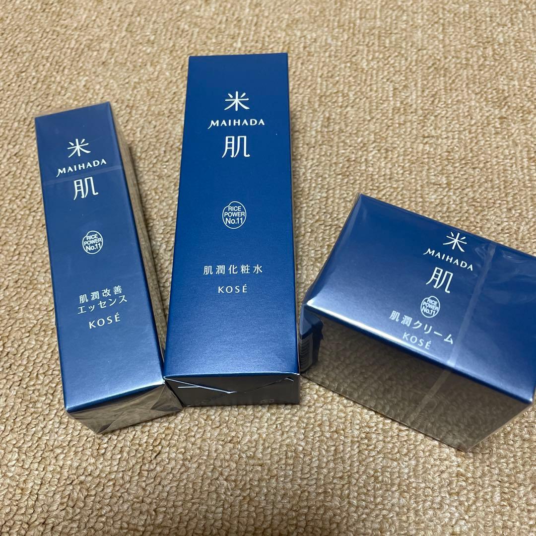 米肌 肌潤化粧水 エッセンス 肌潤クリーム 3点セット　MAIHADA KOSE beautiful-marche_231121-1008-t