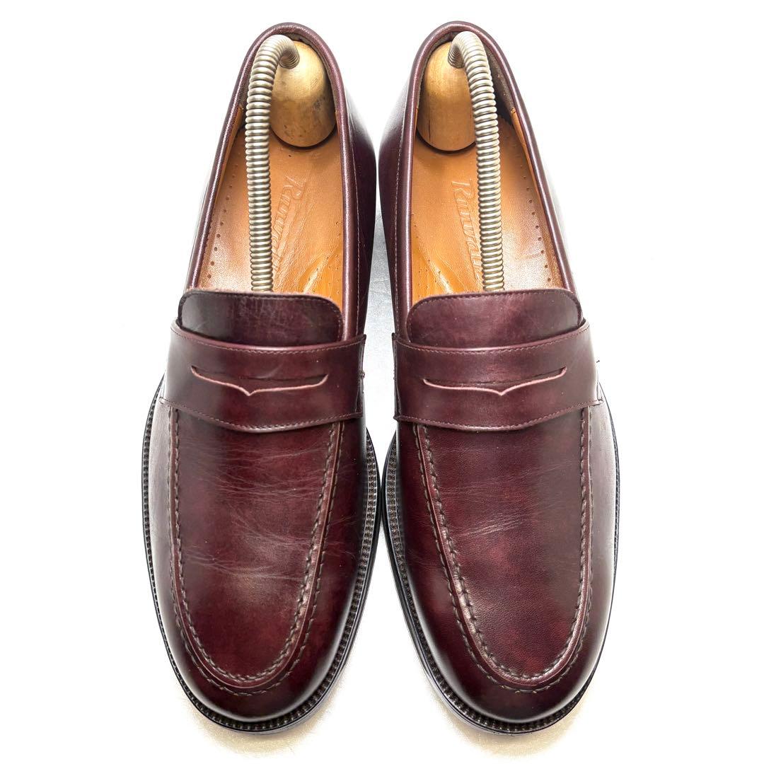 人気モデル ASICS RUNWALK 本革 ローファー 25.5cm