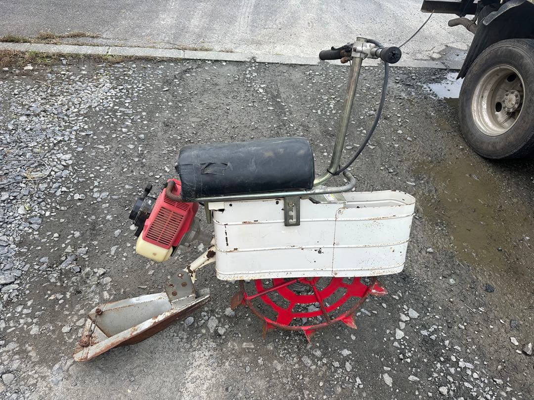 丸山田面ライダー 溝切機 乗用 水田溝切り 発機械の作動状態は良好岩手