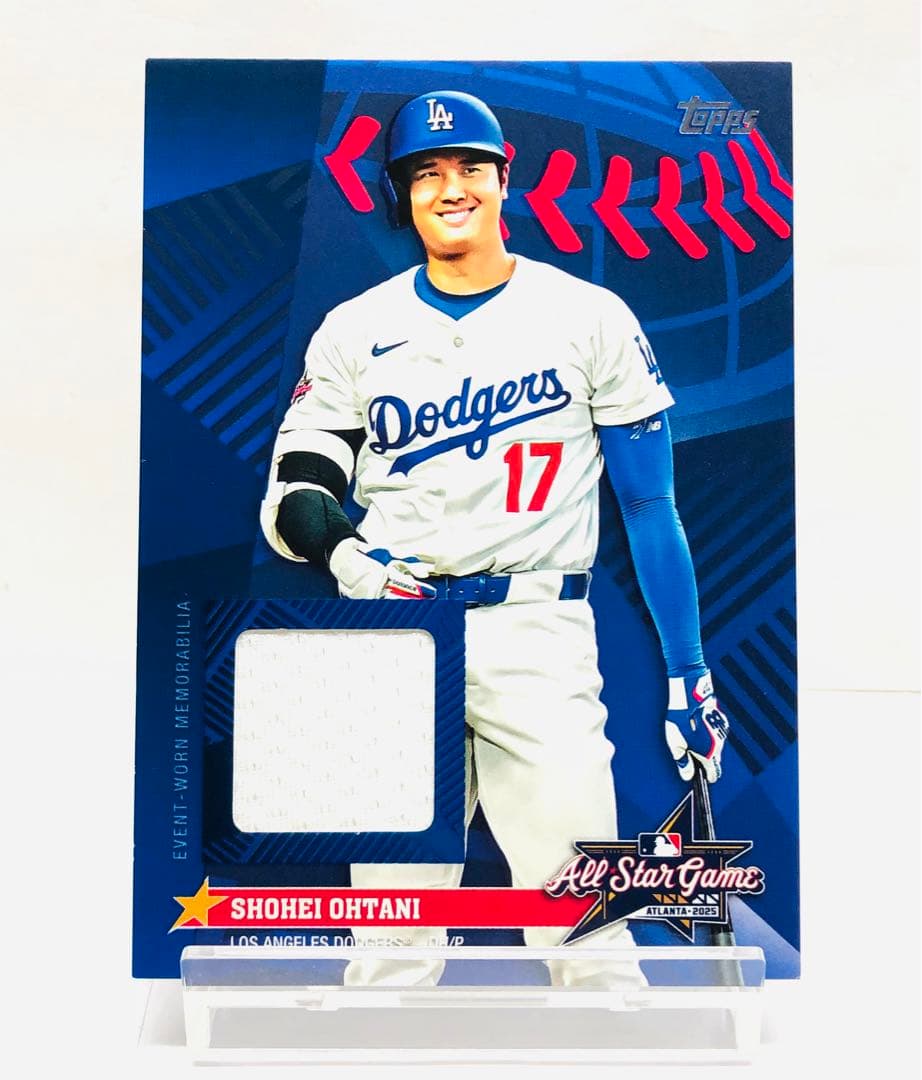 2025 大谷翔平 Topps オールスター Stitches 実使用ジャージ - メルカリ
