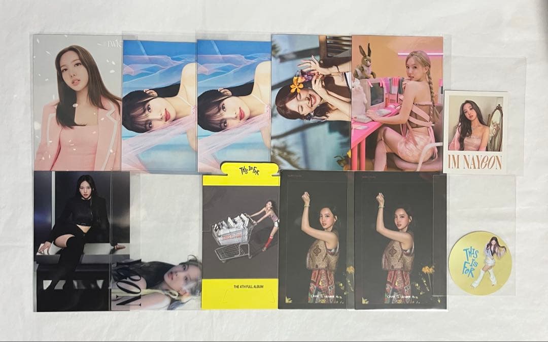 TWICE ナヨン ランダムトレカ・アルバム付属品まとめ売り - メルカリ