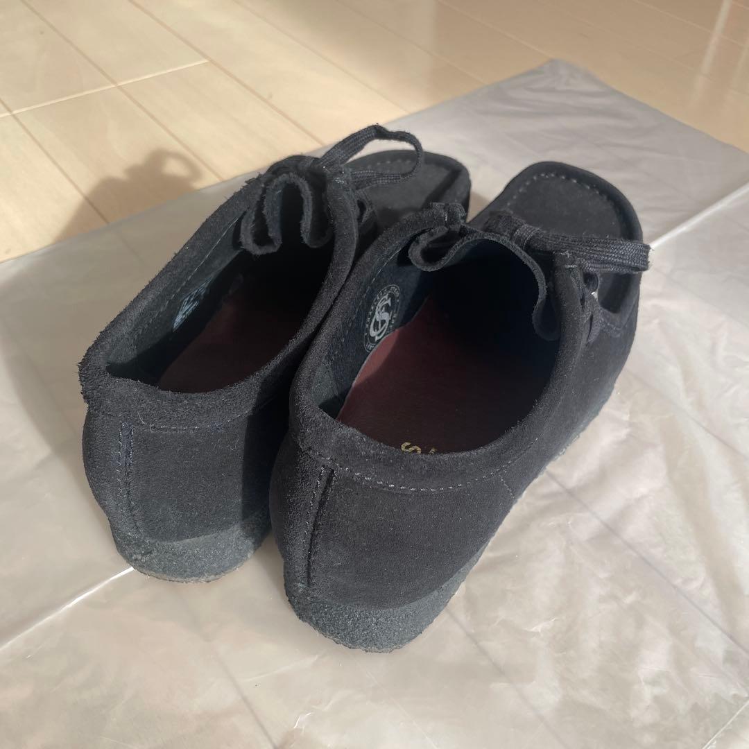Clarks クラークス ワラビー UK6 24cm ブラック - メルカリ