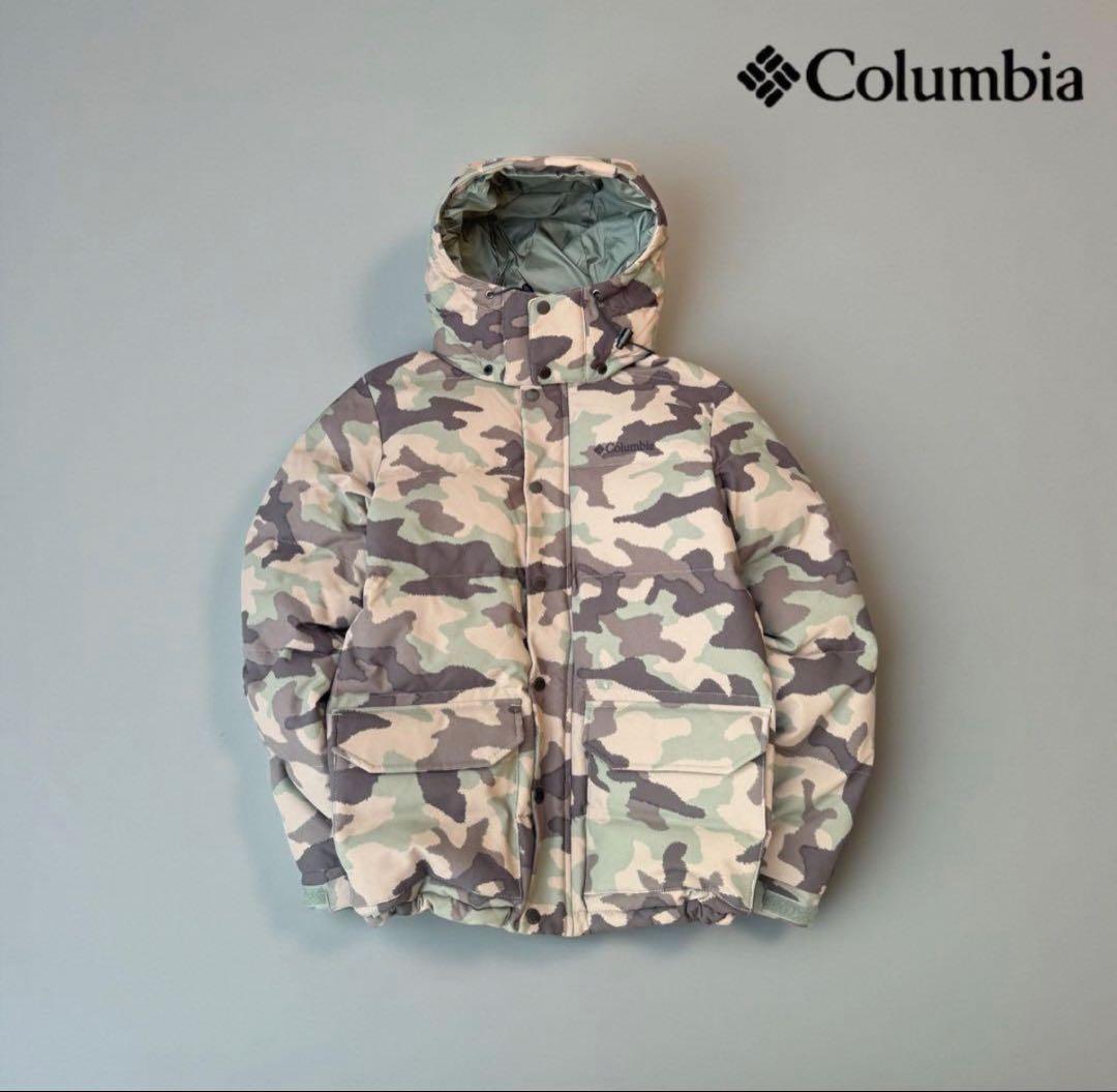 ✨極美品✨ Columbia ダウン 迷彩柄 カモフラージュ M 希少 - メルカリ