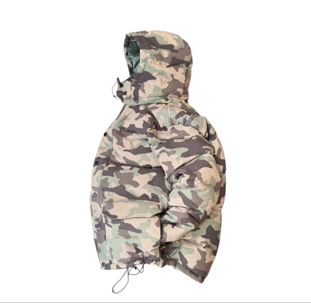 ✨極美品✨ Columbia ダウン 迷彩柄 カモフラージュ M 希少 - メルカリ