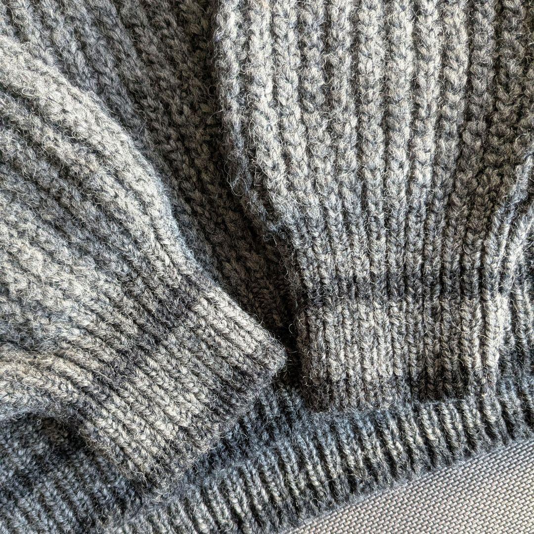 70s ブルックスブラザーズ アイルランド製 黒タグ セーター ウール XL