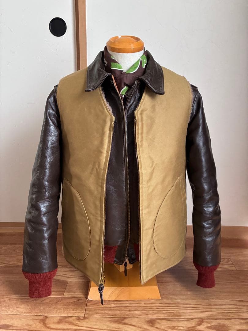 バズリクソンズ デッキベスト BR15582 アルパカ リバーシブル 38