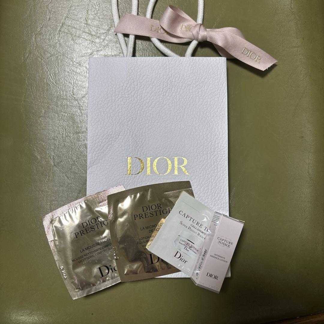 Dior トライアルセット(化粧水、クリーム、ローション、洗顔料)DIOR