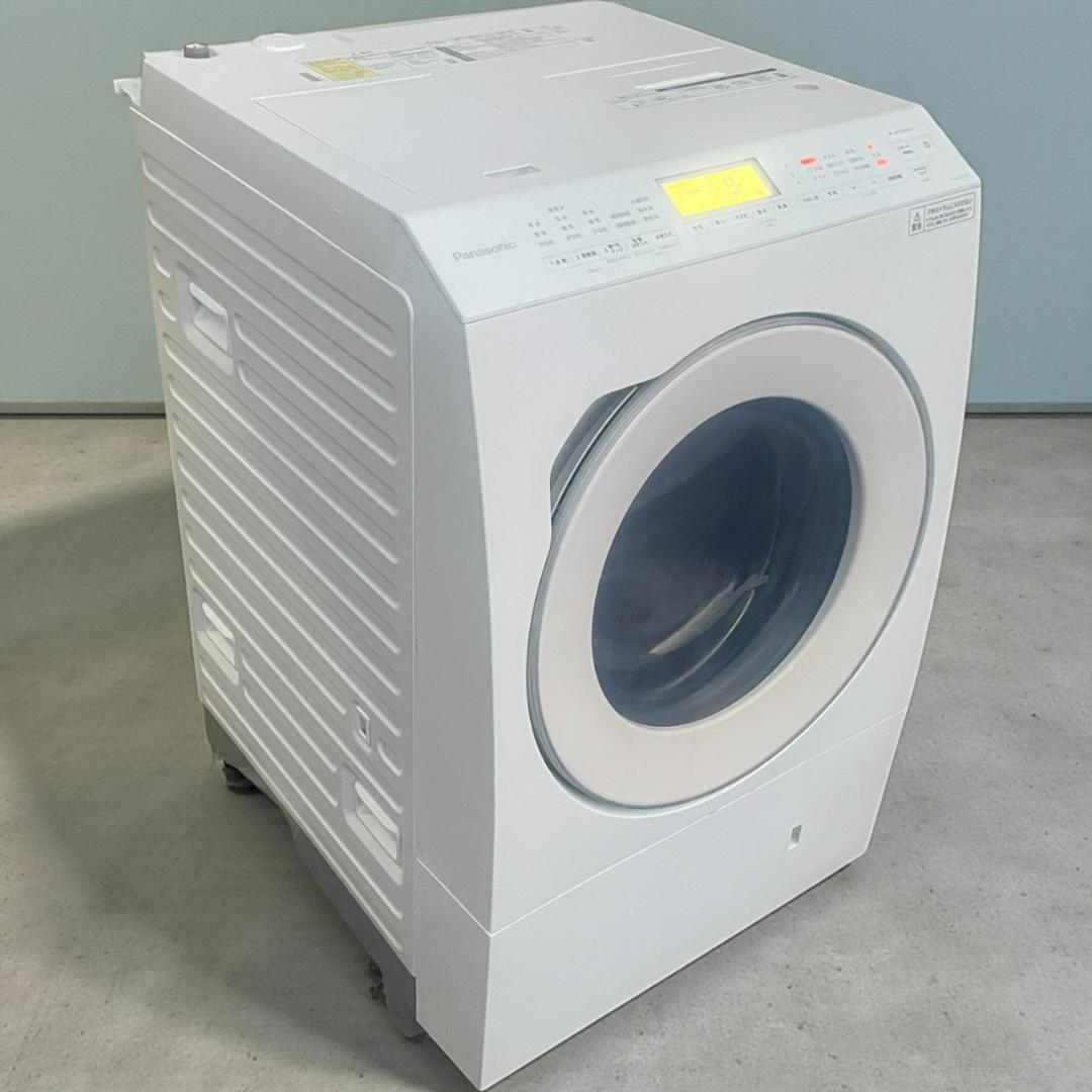 ○【美品】パナソニック ドラム式洗濯乾燥機 NA-LX125CR 2024年製 ドラム式洗濯乾燥機 LXシリーズ マットホワイト NA-LX125CL-W [洗濯